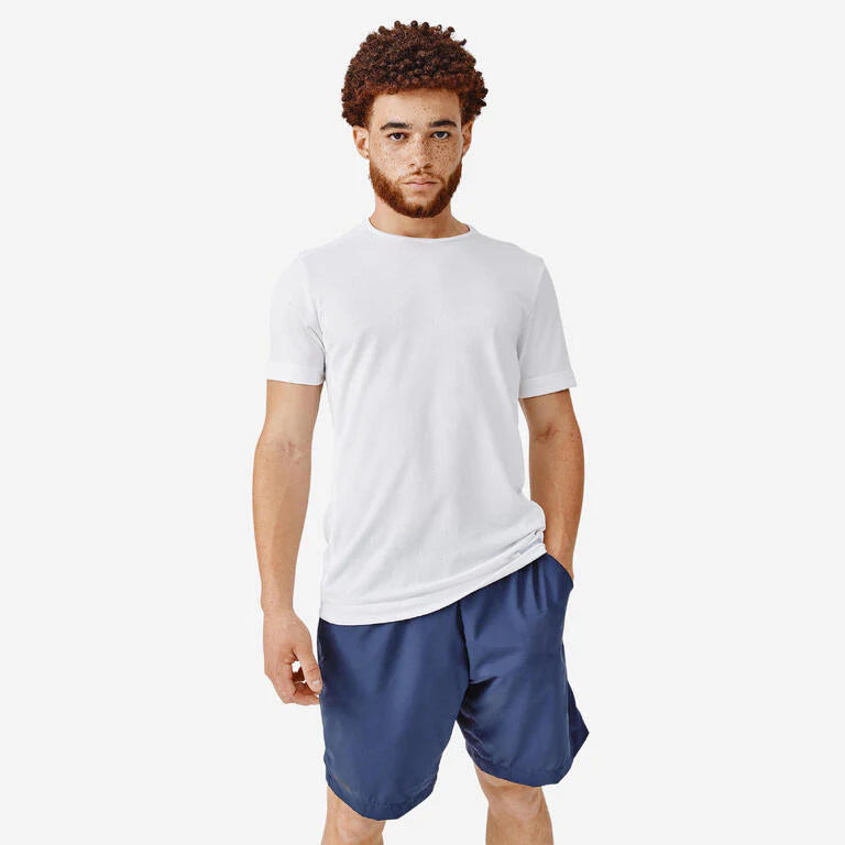 Men's Breathable Running T-Shirt - White